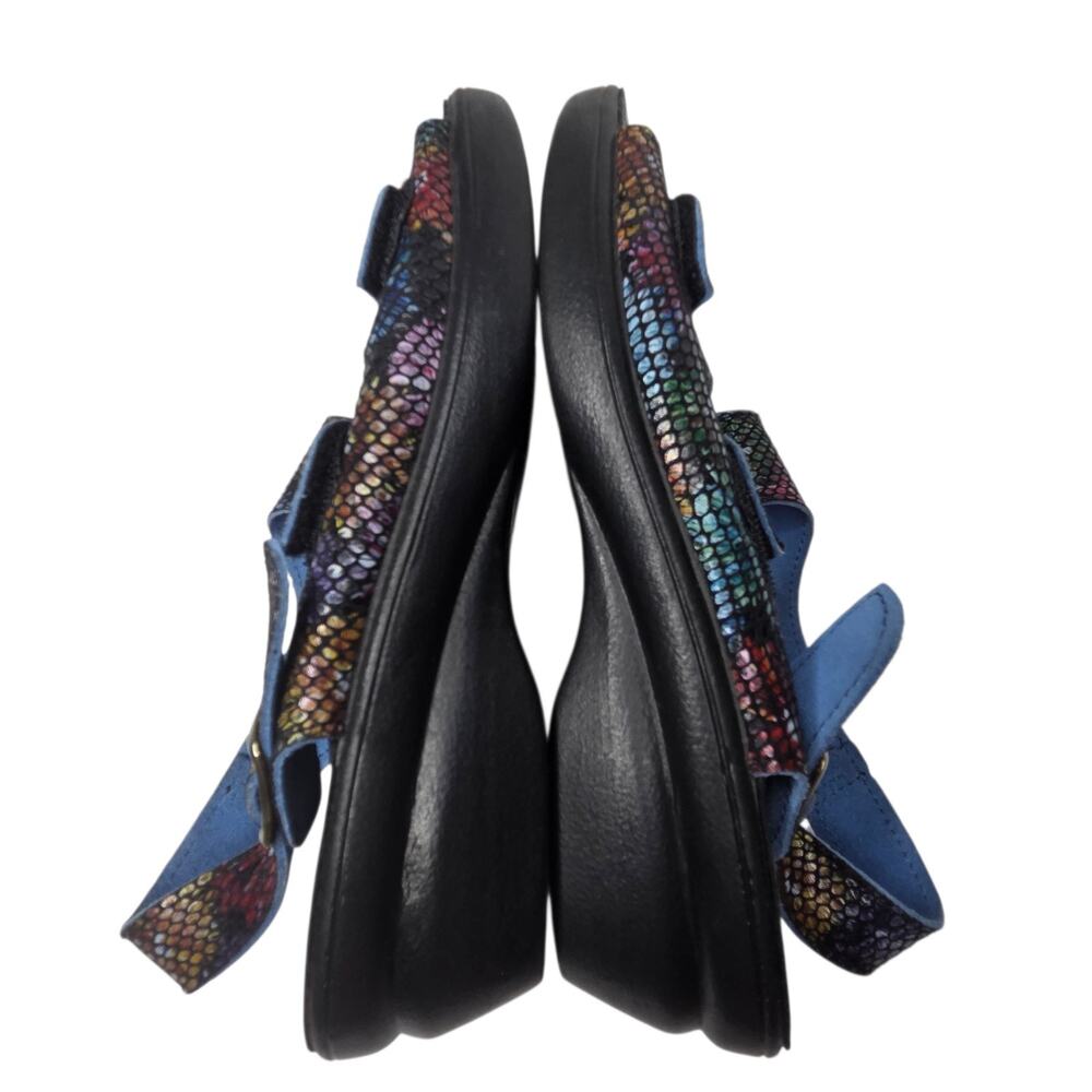 Flexus Spring Step Leather Multi-Colored Snakeski… - image 6